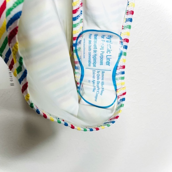 NWT Solid & Striped The Nadine Seersucker Multicolor Swimsuit - Picture 6 of 11